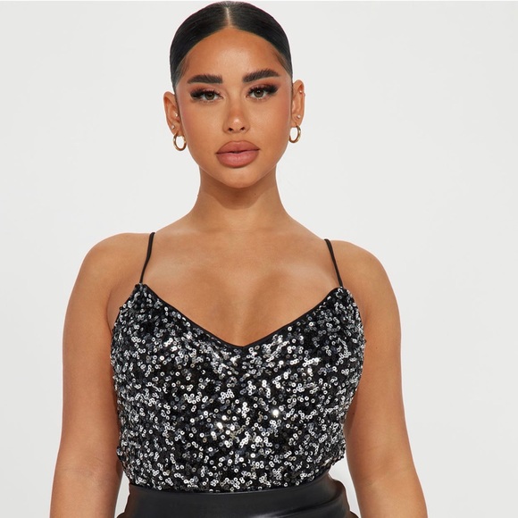 Sequin cami top - Picture 7 of 10